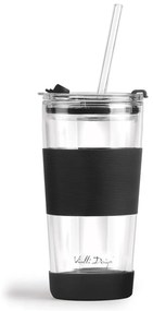 Fekete termobögre 600 ml Fuori – Vialli Design