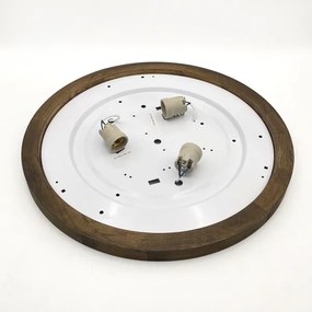 Brilagi - LED mennyezeti lámpa BELLADONNA 3xE27/15W/230V, 50 cm, fehér/dió