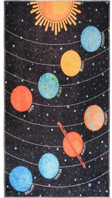 Mosható gyerek játszószőnyeg 100x160 cm Solar System – Vitaus