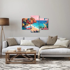 Kép - Lakóautó az óceánnál (90x60 cm)