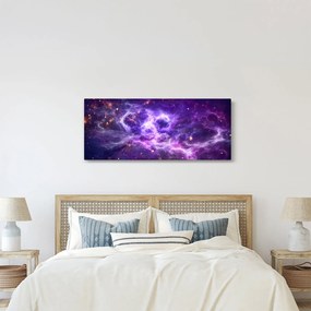Kép - Lila Univerzum (120x50 cm)