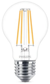 Philips A60 E27 filament LED körte fényforrás, 8.5W=75W, 2700K, 1055 lm, 220-240V