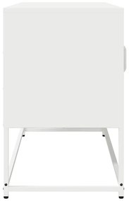 fehér hidegen hengerelt acél TV-szekrény 100,5x39x60,5 cm
