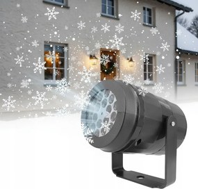 Led Lézer Projektor Karácsonyi Ház Hópelyhek Hó Lámpák