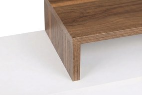 Nirvana TV-állvány, fehér-teak, 180 cm