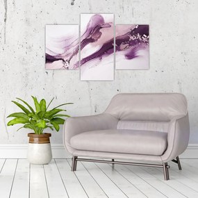Kép - Lila folyadék művészet (90x60 cm)