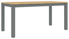 Panama szürke tömör fenyőfa ebédlőasztal 160 x 80 x 75 cm