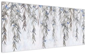 Kép - Fűzfa gallyak pillangókkal (120x50 cm)