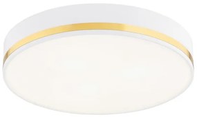 Argon 6138 - Mennyezeti lámpa AMORE 3xE27/15W/230V átmérő 45 cm fehér/arany