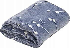 Prémium Márkás Meleg Aranyos Fluo Világító Takaró Sötétben 130X150cm Kn