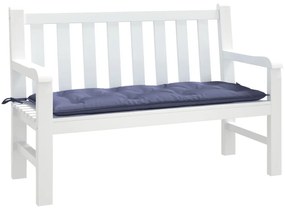 tengerészkék oxford szövet kerti padpárna 120 x 50 x 7 cm