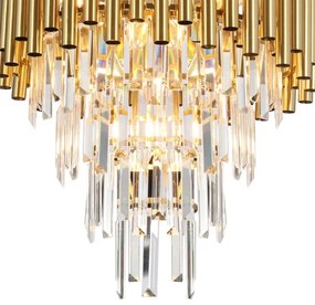 Csillár rúdon MADISON 9xE14/40W/230V arany