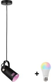 Paulmann 79766 - LED RGBW 1xE27/15W kábeles csillár LAVEA 230V fekete