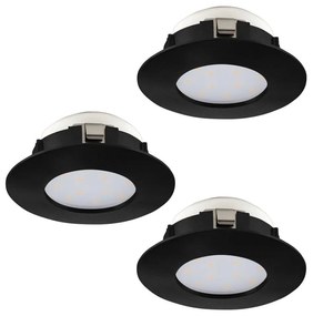 Eglo 900744-KÉSZLET 3x LED Fürdőszobai beépíthető lámpa PINEDA LED/4,9W/230V IP44