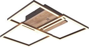 TRIO R62883135 MOBILE Modern LED Mennyezeti Lámpa Sötét Fa, Világos Fa LED IP20