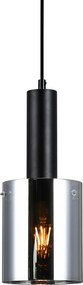 Italux glamour modern függeszték sardo fekete füstös itxpnd-5581-1-bk+sg