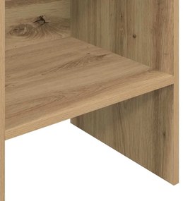 Könyvespolc kézműves tölgy 40 x 35 x 180 cm Faanyag