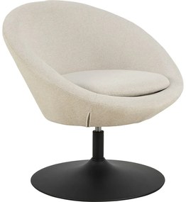 Bézs forgó zsenília fotel Center – Actona