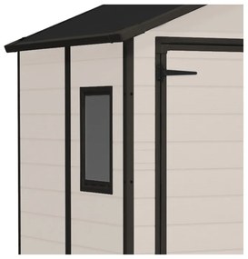 Keter Manor 4x6 műanyag szerszámos ház 198x130x192cm Bézs színű