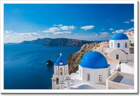 Poszterek keretben 60x40 Santorini