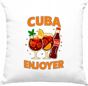Koktél párna cuba libre enjoyer fehér