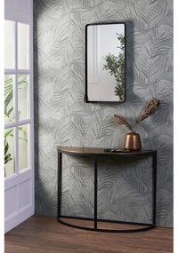 Bronzszínű fém konzolasztal 42x100 cm Peto – Light &amp; Living