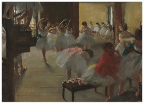 Kép - Edgar Degas, The Dance Class, reprodukciók (70x50 cm)