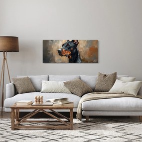Kép - Dobrman portréja (120x50 cm)