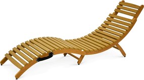 Kerti napozóágy 54x192x68 cm, alumínium, natúr szín, AZL-L1301 NAT