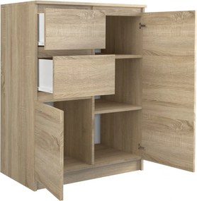 2D2S fiókos szekrény, sonoma