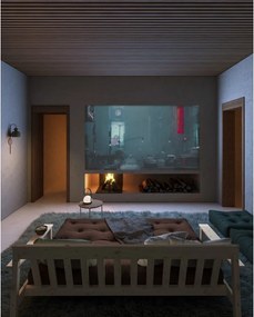 Mustársárga kinyitható kanapé 190 cm Unwind – Karup Design