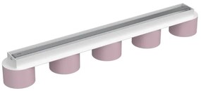Mennyezeti lámpa DIXIE 5xGX53/11W/230V rózsaszín