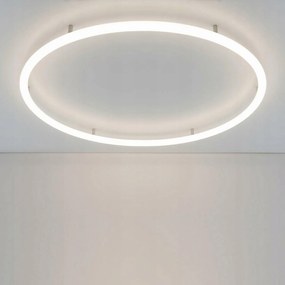 Artemide Fényábécé Kör 155 Led, 155 cm, szabályozható, fehér, félig bekapcsolva