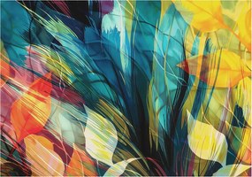 Fotótapéta Fali tapéta Hálószoba Nappali szoba Absztrakt levelek 208x146