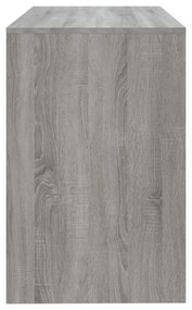 szürke sonoma színű szerelt fa íróasztal 101x50x76,5 cm