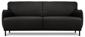 Neso fekete bőr kanapé, 175 x 90 cm - Windsor & Co Sofas