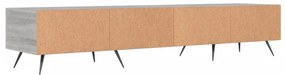 szürke sonoma színű szerelt fa TV-szekrény 150x36x50 cm