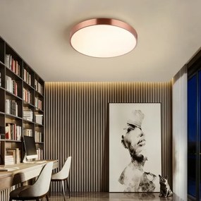 Immax NEO 07321L-LED dimmelhető mennyezeti lámpa NEO LITE SEMPLICI 36 W/230 V Ø 40 cm, rézszínű + távirányító