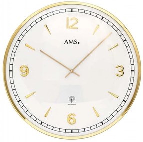 Rádióvezérelt fém dizájn óra AMS 5609