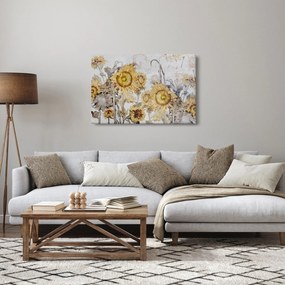 Kép - Napraforgó a falban (90x60 cm)