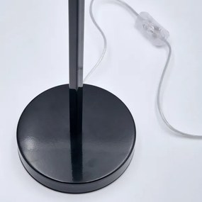 Asztali lámpa ASTRID 1xE27/60W/230V fényes fekete