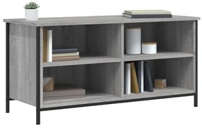 szürke sonoma színű szerelt fa TV-szekrény 100x40x50 cm