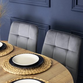 Szürke Bársony Étkezőszék. FREDY