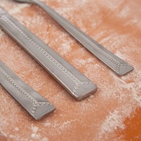 Ezüstszínű rozsdamentes acél evőeszköz készlet 24 db-os Bright – Orion
