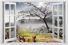 Poszterek 120x80 Japán Virágzó cseresznye