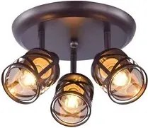Rabalux beltéri karos spotlámpa e14 3x40w barna oberon