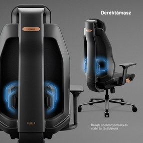Ergonomikus irodai szék fekete V-Flash Ultra Black