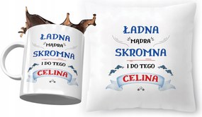 Celina párna ajándék bögre szett fényképes nyomtatással