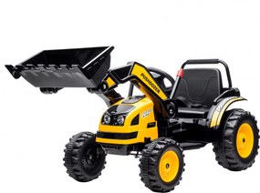 HOMCOM Akkumulátoros Gyerek Kotrógép 6V Két Motorral, Sebesség 1,5-2,5 km/h, Játék Régészeti Bulldózer 3-5 Éveseknek Hangokkal és Fényekkel, 132x62x65