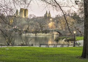 Poszter 59,4x42cm Központi park Manhattan panorámával 5, Assaf Frank